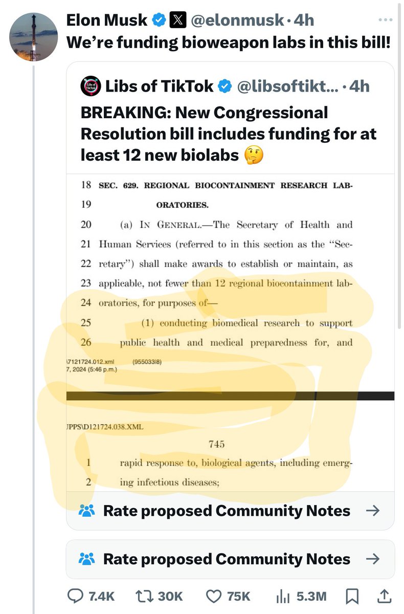 magelica151515's tweet photo. When you're filthy rich and lack reading comprehension skills. It actually says BIOCONTAINMENT and its purpose. ๐คฆโโ๏ธ
#Elon
#dumbGOP https://t.co/jBTZwEjkPd