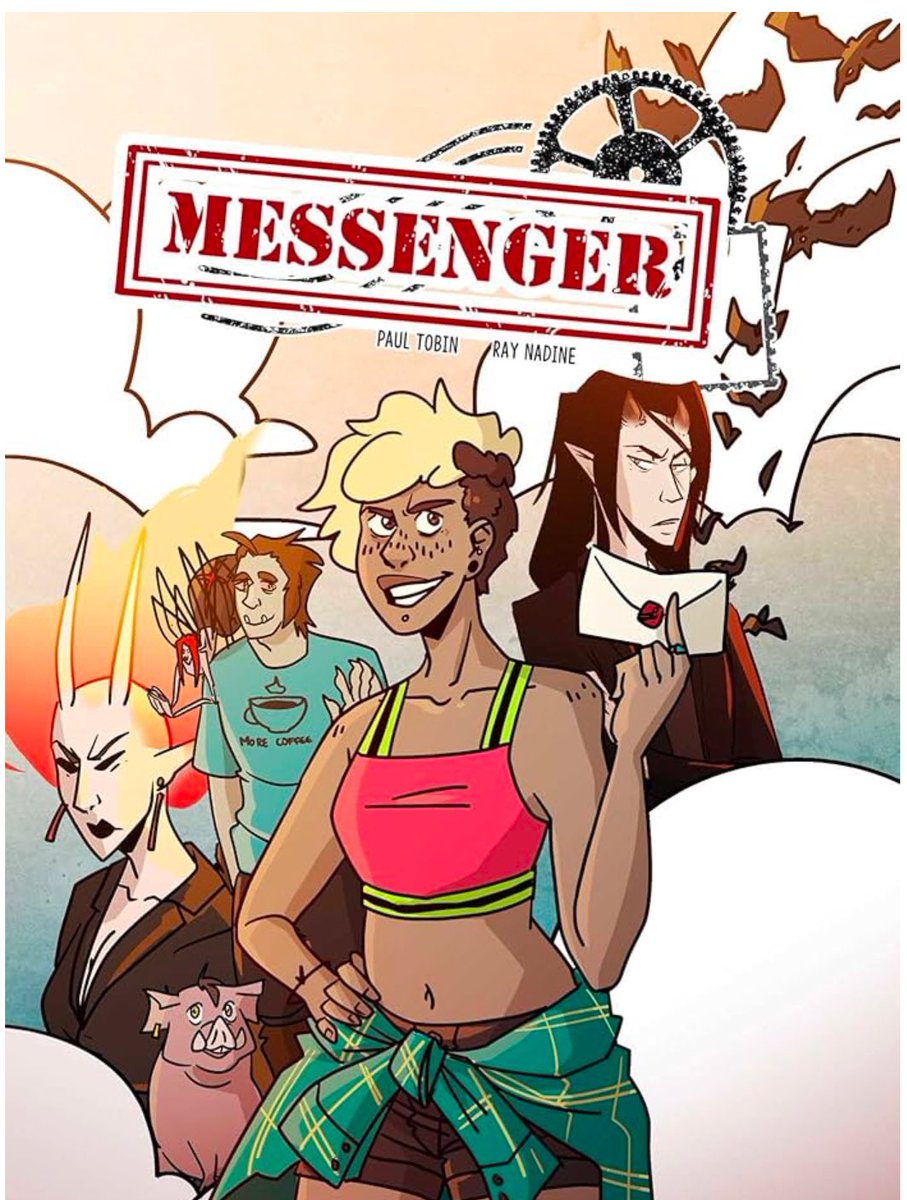 Rocketship Entertainment (@rocketshipent) on Twitter photo When Dare’s daily life intersects with the divine, Dare’s bike messenger skills may decide the fate of the future—literally! Learn more in <a href="/PaulTobin/">Paul Tobin</a> and <a href="/rays666hell/">rays666hell.bsky.social</a>’s Messenger Volume 1, on sale now!
amazon.com/Messenger-1-Pa… When Dare’s daily life intersects with the divine, Dare’s bike messenger skills may decide the fate of the future—literally! Learn more in <a href="/PaulTobin/">Paul Tobin</a> and <a href="/rays666hell/">rays666hell.bsky.social</a>’s Messenger Volume 1, on sale now!
amazon.com/Messenger-1-Pa…