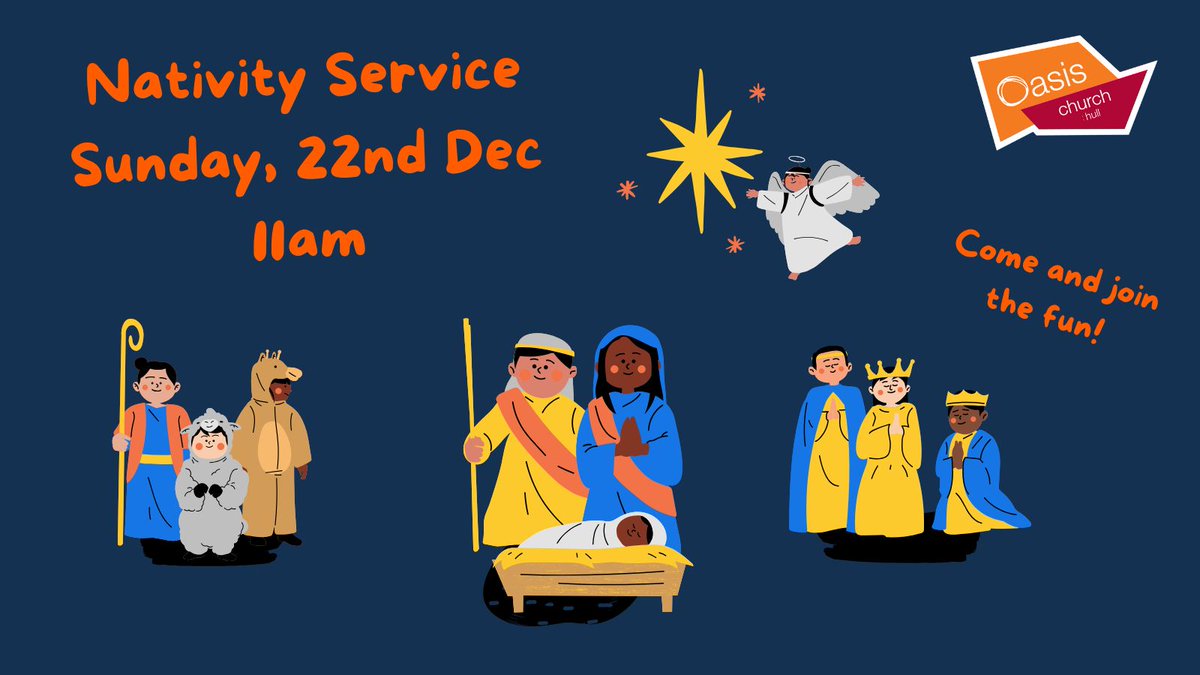 This Sunday is our nativity service at church.

Starting at 11am- come a little early to borrow our dressing up.

Everyone is welcome to join in- it will be fun, inclusive and informal, suitable for people of all ages.

Dressing up encouraged!

We're looking forward to seeing you