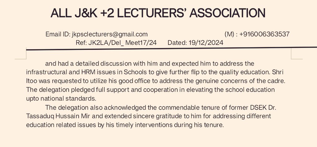 JKPSCLecturers's tweet photo. @Surinderch55 
@SchoolEdujkut 
@diprjk 
@GreaterKashmir 
@CrossTownNews https://t.co/b55zzHJvhg