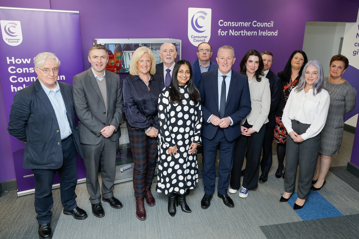 Consumer Council for Northern Ireland (@consumercouncil) on Twitter photo We were delighted to welcome Economy Minister, Conor Murphy MLA, to the Consumer Council today.
The Consumer Council plays an important role in supporting the Minister’s economic plans and our Board, led by Chair Clare Bailey, and our Executive Team, met with him and <a href="/Economy_NI/">Economy NI</a> We were delighted to welcome Economy Minister, Conor Murphy MLA, to the Consumer Council today.
The Consumer Council plays an important role in supporting the Minister’s economic plans and our Board, led by Chair Clare Bailey, and our Executive Team, met with him and <a href="/Economy_NI/">Economy NI</a>