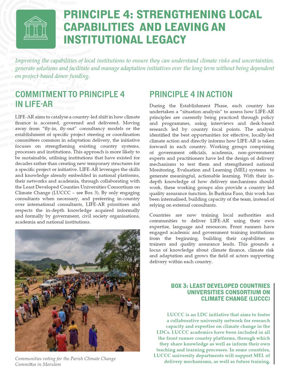 LDC_LIFEAR's tweet photo. #LIFEAR and #LLA 4: LIFE-AR aims to catalyse a country-led shift in how climate finance is accessed, governed and delivered. The initiative focuses on strengthening existing country systems, processes and institutions.
👉https://t.co/Xj3hK3iPTz https://t.co/gzB0f2xDQ2