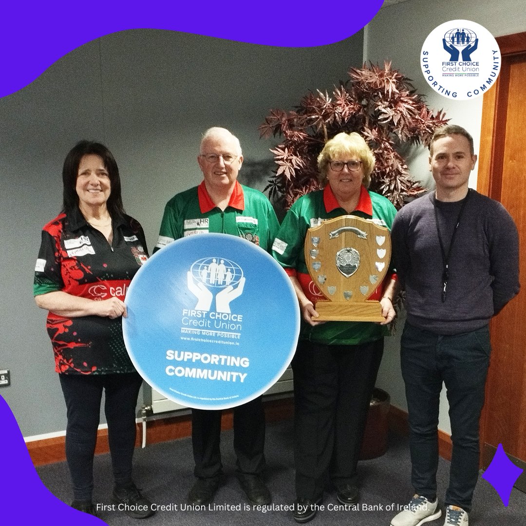 First Choice CU (@fccumayo) on Twitter photo Yesterday we welcomed #castlebar members Helen, James and Margaret from <a href="/MayoDartsOrg/">Mayo Darts Organisation</a> to FCCU. We were delighted to support their recent fundraising efforts for kit & equipment. Happy throwing...#supportingcommunity #onehundredandeighty Yesterday we welcomed #castlebar members Helen, James and Margaret from <a href="/MayoDartsOrg/">Mayo Darts Organisation</a> to FCCU. We were delighted to support their recent fundraising efforts for kit & equipment. Happy throwing...#supportingcommunity #onehundredandeighty