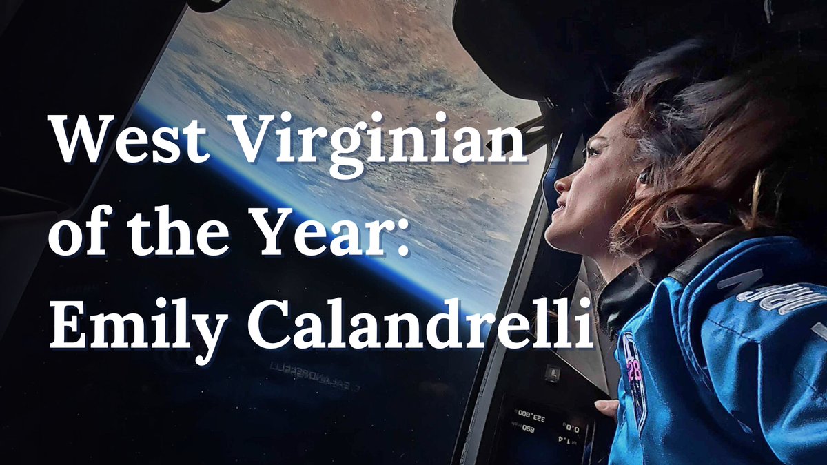 Emily Calandrelli made headlines in November as the 100th woman to journey into space. 

For West Virginians, her ascent aboard <a href="/blueorigin/">Blue Origin</a>'s rocket was also a moment of state pride as we watched one of our own propel their dreams to the cosmos.

bit.ly/WVOTY2024