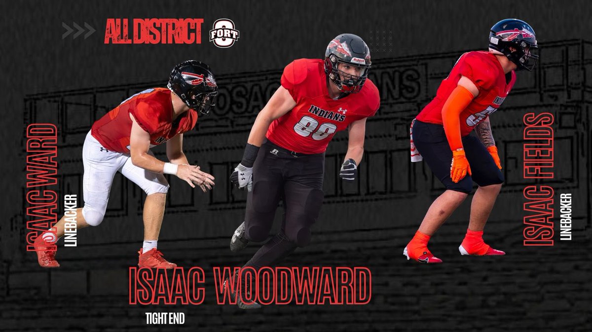 Fort Osage Indians (@fortofootball) on Twitter photo Congratulations to <a href="/AThompson_7/">Anthony Thompson</a> , <a href="/Prestonbrashea/">Preston brashear</a> <a href="/IsaacWoodward25/">Isaac Woodward</a> <a href="/Isaac_D_Fields/">Isaac Fields</a> @IsaacWard1109 and Nathaniel Parker for being selected All-District. Congratulations to <a href="/AThompson_7/">Anthony Thompson</a> , <a href="/Prestonbrashea/">Preston brashear</a> <a href="/IsaacWoodward25/">Isaac Woodward</a> <a href="/Isaac_D_Fields/">Isaac Fields</a> @IsaacWard1109 and Nathaniel Parker for being selected All-District.