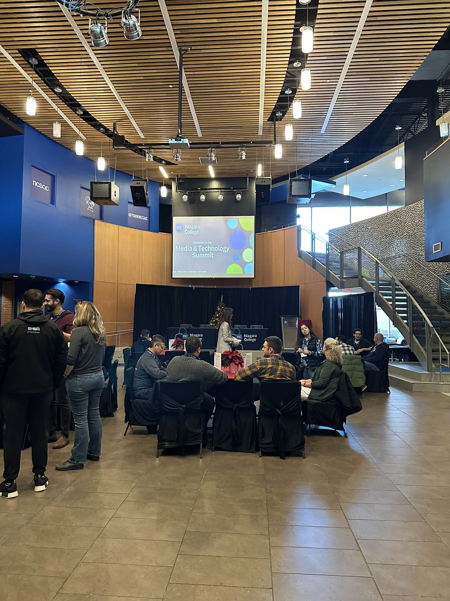 GGrossi1's tweet photo. Niagara College Media and Technology Summit 
So happy to be introducing Game Development to Niagara Educators with @kgordon077 
@MTTNiagara @NCgameDev @niagaracollege https://t.co/rCBGbtlEjI