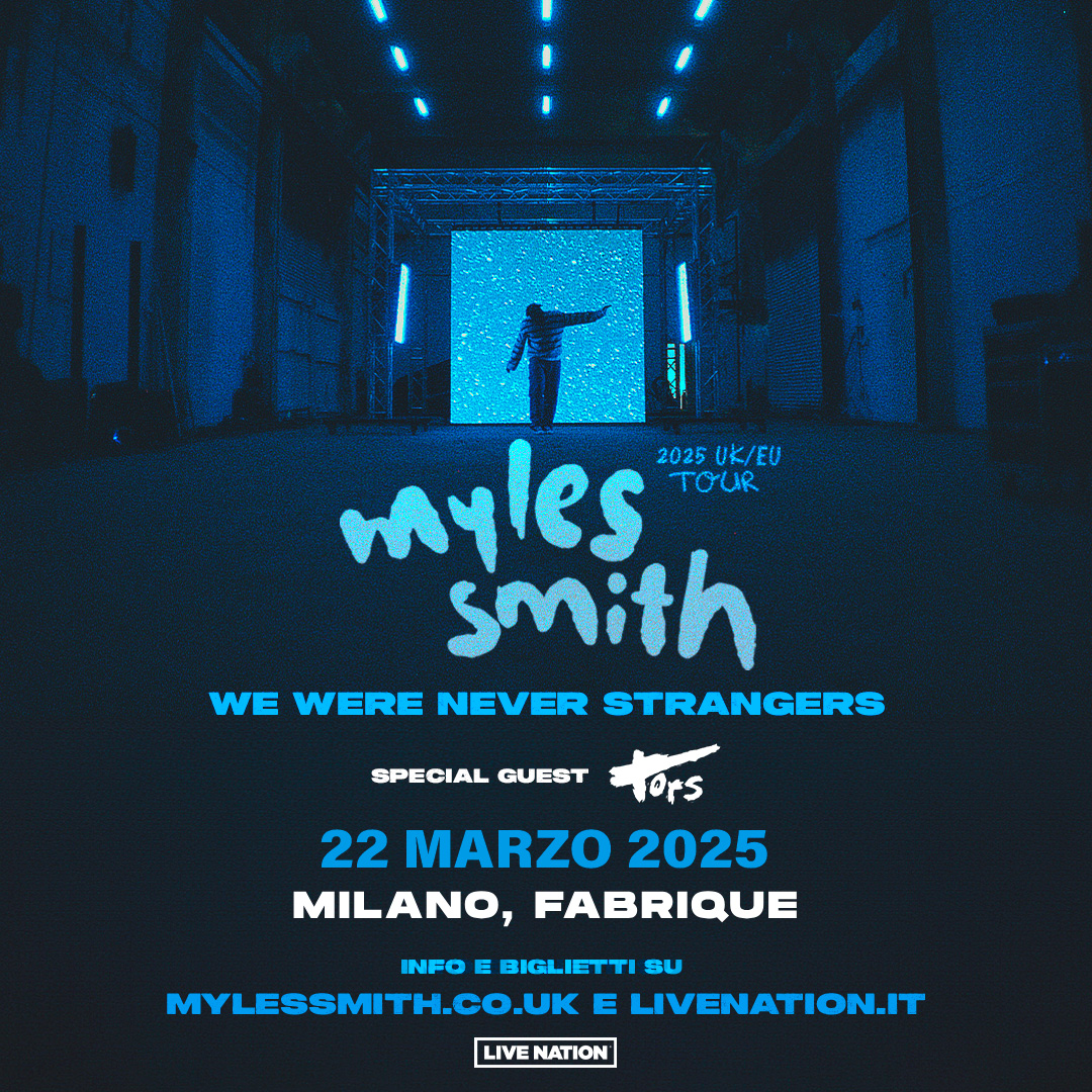 indipendente's tweet image. #MylesSmith annuncia la band che salirà sul palco prima del suo show: i #Tors arrivano al Fabrique 🎸

22 marzo 2025 • Milano, Fabrique

🎟️ Vai su livenation.it