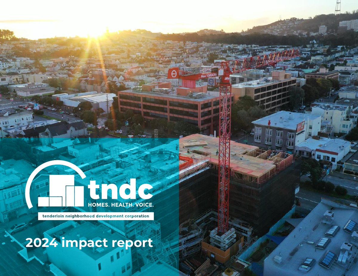 In 2024, TNDC achieved significant milestones by opening doors to new homes and laying foundations for future affordable housing in San Francisco. We are committed to uplifting residents and empowering communities. Our 2024 Impact Report is now live on our homepage. #TNDC