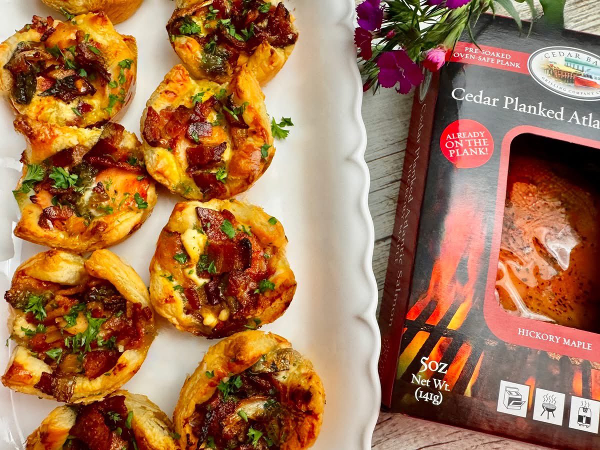 dishblock's tweet image. Need a craveable holiday appetizer? My Cedar Bay Grilling Company Decdent Hickory Maple Salmon and Bacon Bites will absolutely wow your guests.  I have just entered a new blogger challenge with Cedar Bay and have fallen in love with their cedar plank salmon products.  They are…