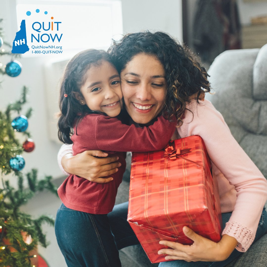 NHhealthy's tweet photo. The best gift you can give yourself this year is smoke-free lungs. Get connected to a quit coach for free telephone-based counseling, print materials, and referrals to local tobacco treatment programs. Call 1-800-QUIT-NOW or visit https://t.co/YKr17pPWLb #QuitNowNH https://t.co/Fxlb1R1DG3
