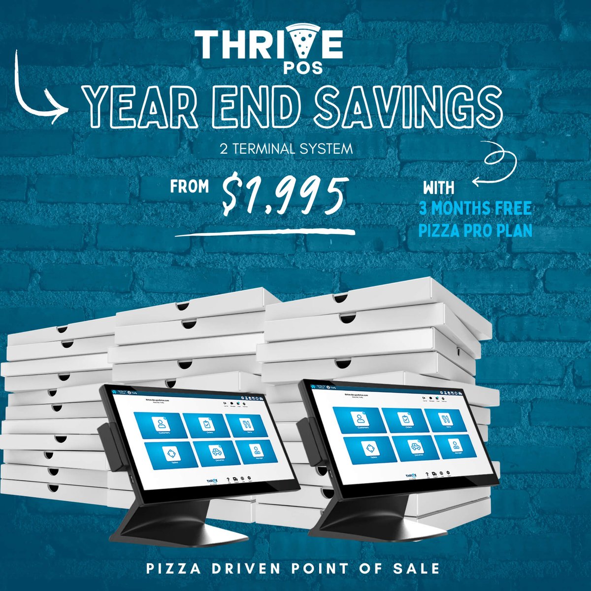 Thrive POS - Point of Sale for Pizza tweet media