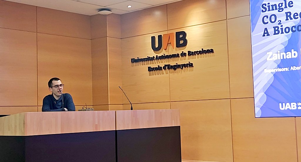 UAB enginyeria química, biològica i ambiental (@deqbauab) on Twitter photo Nou seminari <a href="/DeqbaUab/">UAB enginyeria química, biològica i ambiental</a> Coupling CO2 reduction and fermentation in a single reactor per Zainab Ul <a href="/Zaaaainabb/">Zainab</a> <a href="/GENOCOV/">GENOCOV</a> Dins el projecte <a href="/Vivaldi_project/">VIVALDI H2020 project</a> Sessió moderada per David Fernández Nou seminari <a href="/DeqbaUab/">UAB enginyeria química, biològica i ambiental</a> Coupling CO2 reduction and fermentation in a single reactor per Zainab Ul <a href="/Zaaaainabb/">Zainab</a> <a href="/GENOCOV/">GENOCOV</a> Dins el projecte <a href="/Vivaldi_project/">VIVALDI H2020 project</a> Sessió moderada per David Fernández