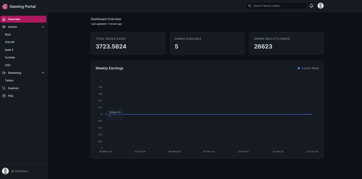 🚀🎮 The Neoxa Gaming Portal V1.1 is almost here! 

Get ready for a smoother, better gaming experience 😎🔥 #Neoxa