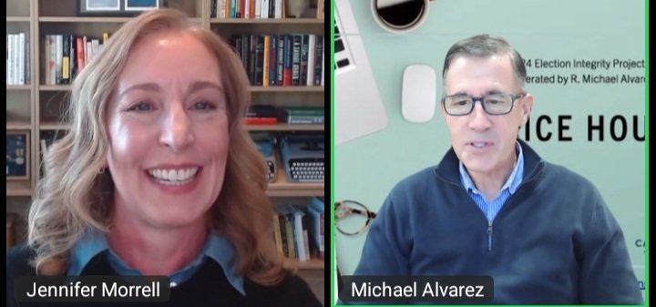 Caltech LCSSP (@caltechlcssp) on Twitter photo Yesterday's excellent episode of #ElectionScience Office Hours with guest <a href="/votinggeek/">Jennifer Morrell</a> from <a href="/TheElectionsGrp/">The Elections Group</a> and host <a href="/rmichaelalvarez/">R. Michael Alvarez</a>, <a href="/Caltech/">Caltech</a> is live on YouTube. Lots of interesting talk on #ElectionAudits and more!
Watch here:
youtu.be/3F7xEHcyb7E Yesterday's excellent episode of #ElectionScience Office Hours with guest <a href="/votinggeek/">Jennifer Morrell</a> from <a href="/TheElectionsGrp/">The Elections Group</a> and host <a href="/rmichaelalvarez/">R. Michael Alvarez</a>, <a href="/Caltech/">Caltech</a> is live on YouTube. Lots of interesting talk on #ElectionAudits and more!
Watch here:
youtu.be/3F7xEHcyb7E