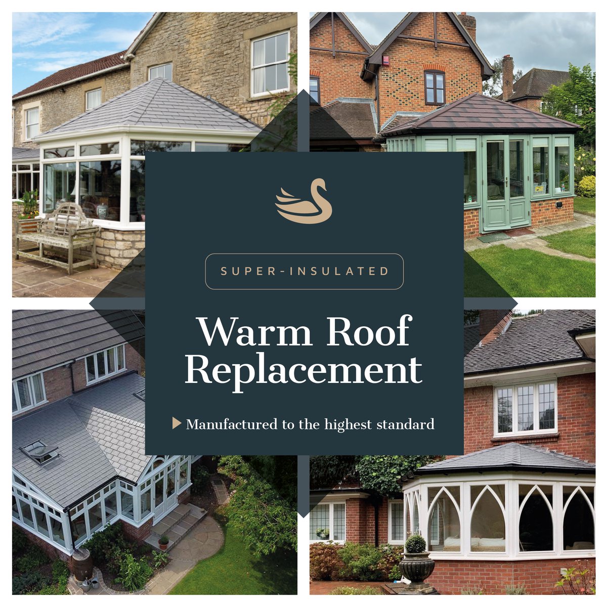The most thermally efficient roof system on the market!

Is it time to upgrade your old conservatory? We can help you to transform your space into a room you can enjoy all year round.

Head to our website for more information or call 01923 720 792.
swanwindowsltd.com/products/conse…