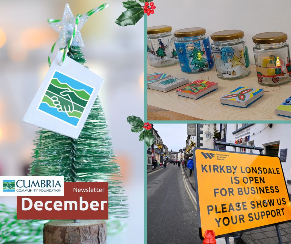 If you're looking for something to read over your afternoon mince pie - good news! The final edition of our newsletter for 2024 has just landed 🙌

Read it here 👀 tinyurl.com/nhw3bmcz

Want to subscribe? Find the link near the bottom of our homepage 👇
cumbriafoundation.org