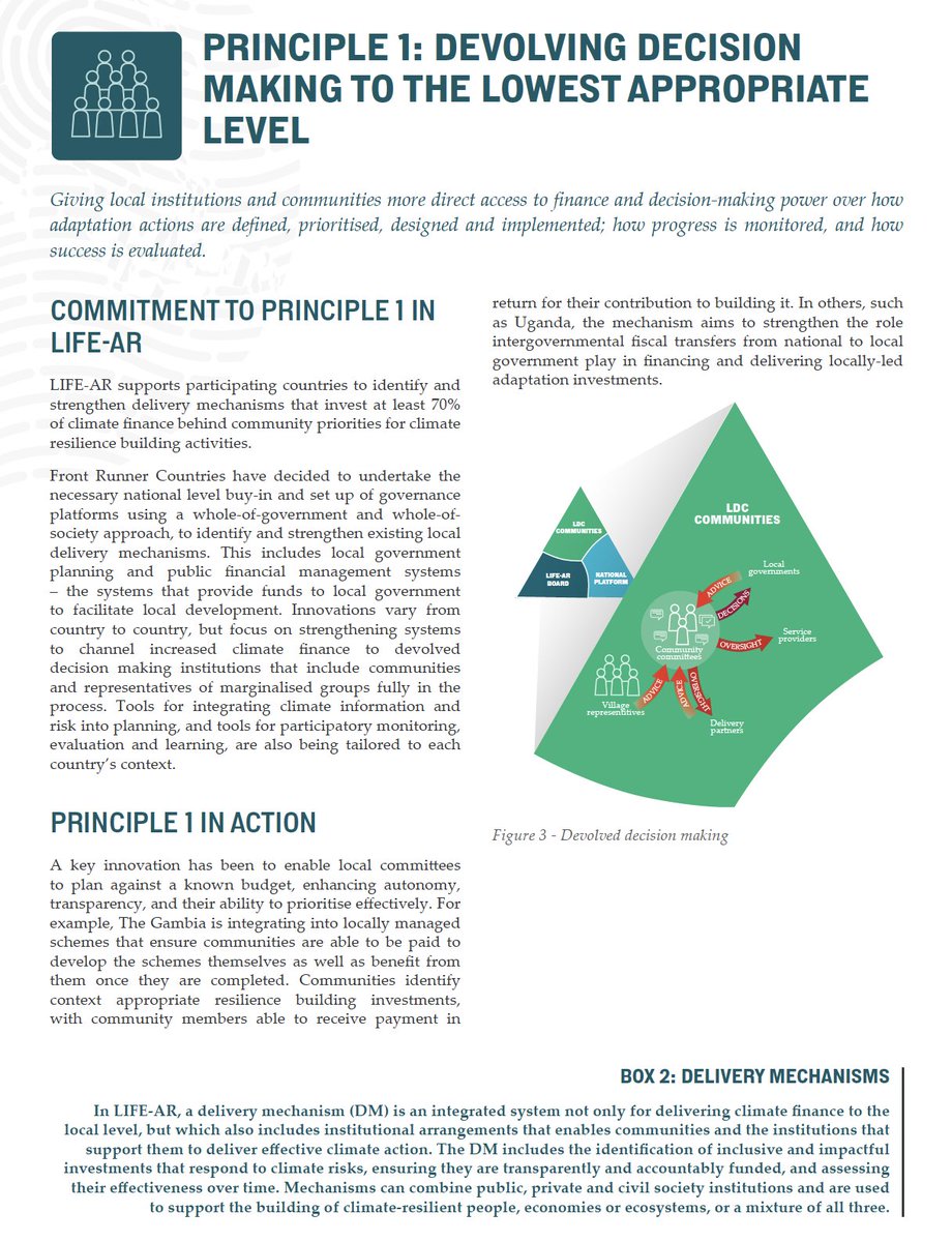 LDC_LIFEAR's tweet photo. #LIFEAR and #LLA 1: LIFE-AR supports communities in participating countries to identify and strengthen delivery mechanisms that invest at least 70% of climate finance behind their priorities for climate resilience building activities.
👉https://t.co/Xj3hK3ii41 https://t.co/J0RhqIDbPB