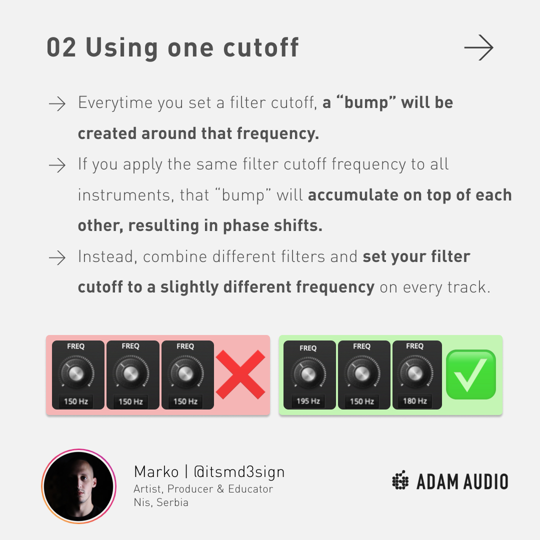 ADAM_Audio's tweet image. 🎉 Winner Announcement! 🎉 

Head over to our Instagram and find out who are the three lucky winners who will each receive an EQ + Compression Bundle by @itsmd3sign:

bit.ly/49JDIuK

Check out these EQ Tips by Md3sign to help you avoid commonly made mistakes!