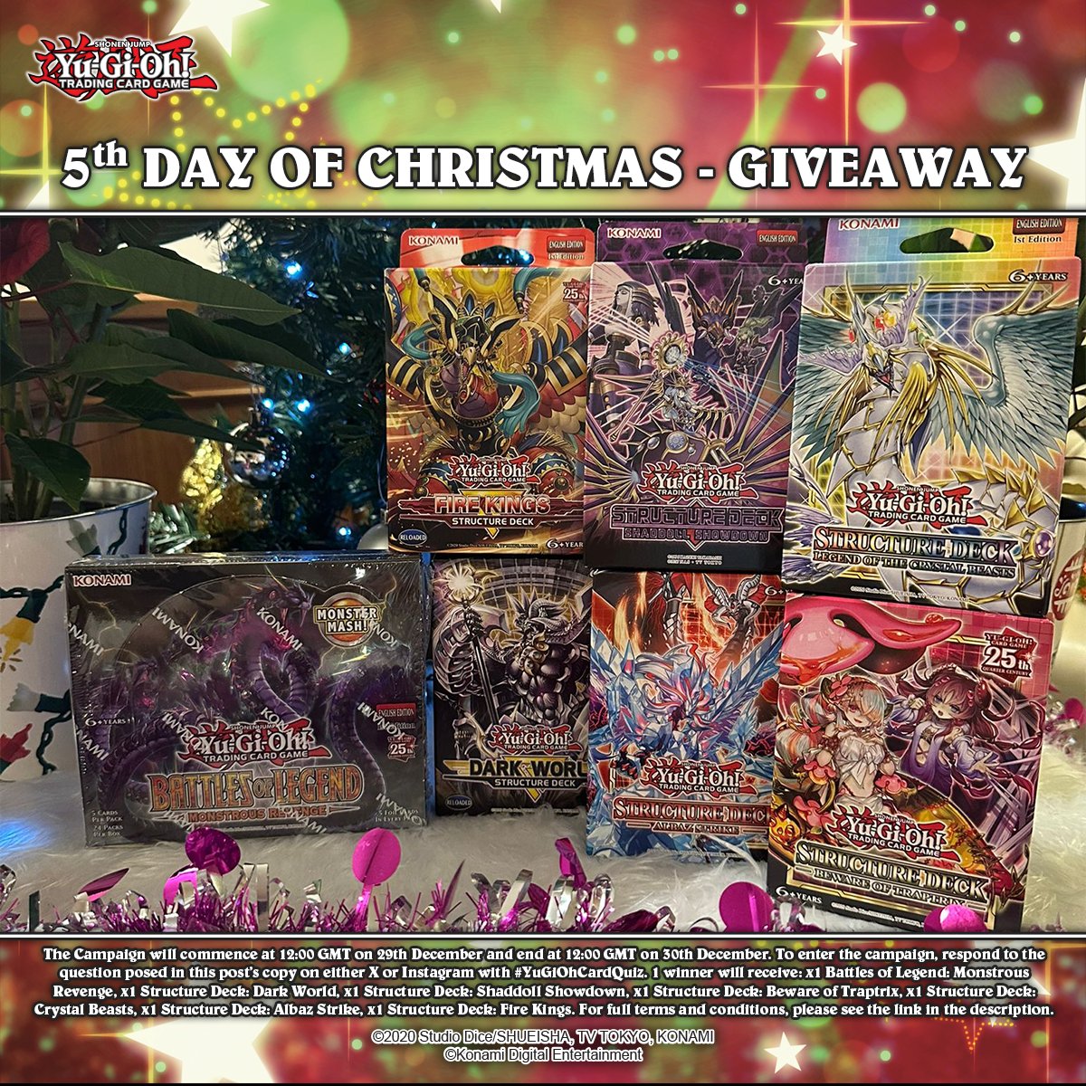 You‘ve got a chance to win one of our Yu-Gi-Oh! giveaways! 

To enter, let us know in the comments using #YuGiOhCardQuiz: What was your favourite Structure Deck?  

Open to UK, Swiss &amp; EEA residents.

Full T&amp;Cs here: tinyurl.com/5c9pfbw   
#YuGiOhCardQuiz