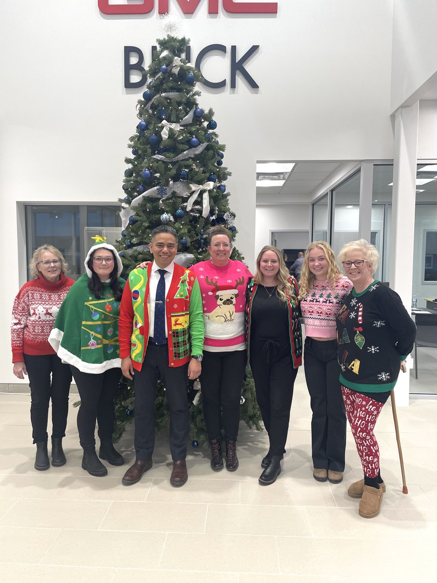 Getting into the holiday spirit with our Christmas Sweater Day! Spreading holiday cheer one sweater at a time! 🎄#spiritweek