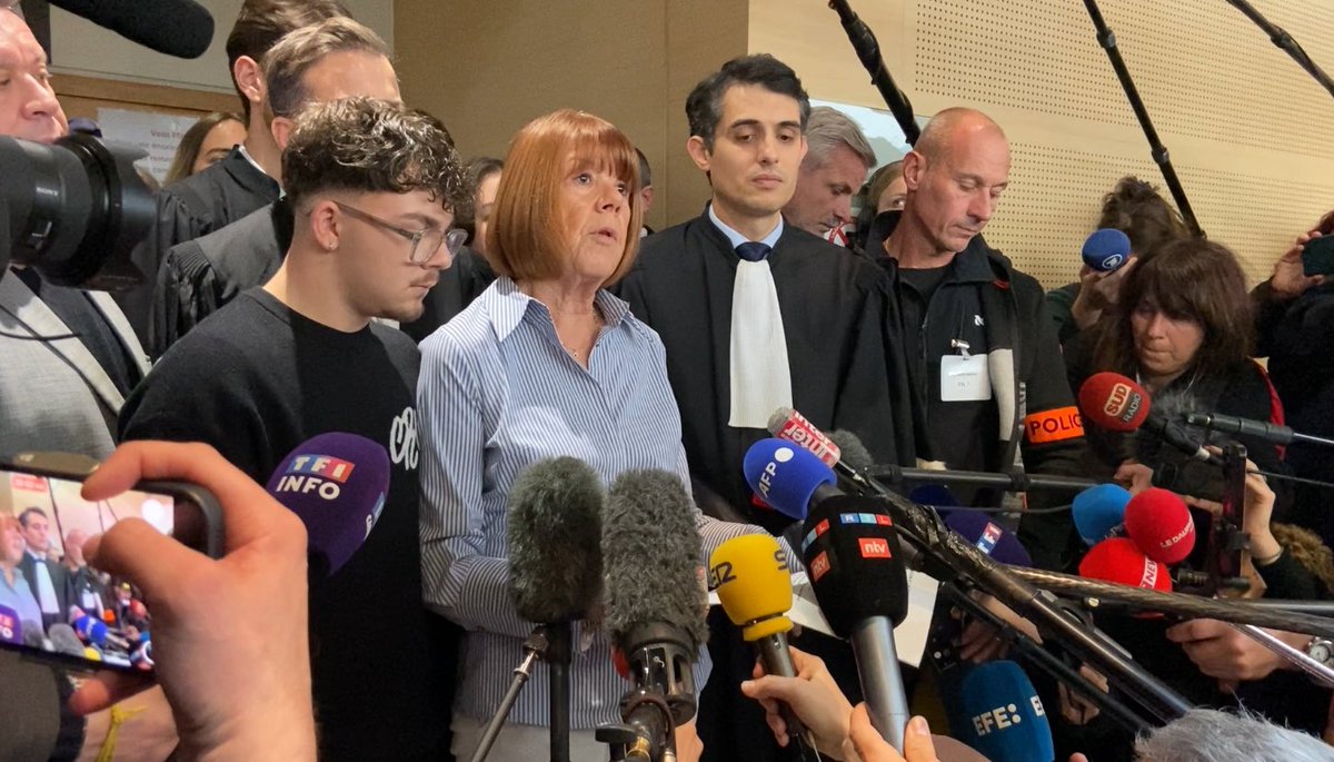 Gisèle Pelicot told reporters she ‘led this fight’ for her grandchildren, because ‘they are the future.’ 

She said she was thinking of the other families affected by the case, and of unrecognised victims, whose stories ‘often remain in the shadows.’
