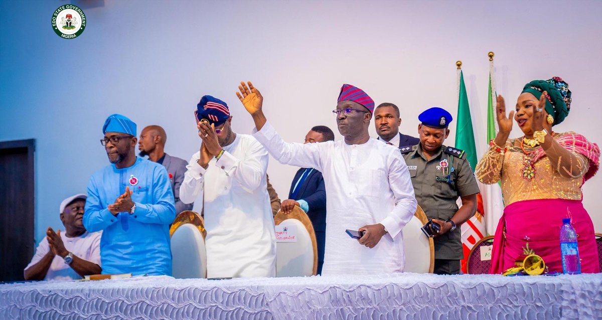 cpsedostate's tweet photo. PRESS RELEASE 

GOV OKPEBHOLO'S INTEREST-FREE LOANS FOR EDO TRADERS TO COMMENCE IN JANUARY 
■MASSIVE MECHANIZED FARMING UNDERWAY IN EARLY 2025

Edo State Governor, Senator Monday Okpebholo has revealed plans to give out interest-free loans to https://t.co/FViLYXb58C