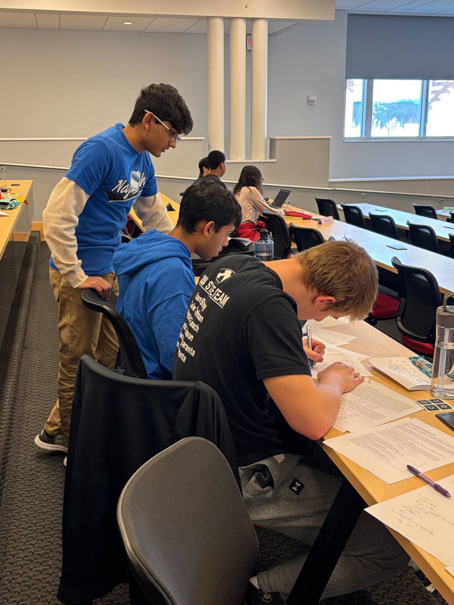 High school students from <a href="/ColonialIU20/">Colonial Intermediate Unit 20</a>  &amp; <a href="/CLIU21/">Carbon Lehigh IU #21</a>  are bringing high energy and brain power to Code Jam at <a href="/DeSales/">DeSales University</a> !!💡💻 Teams will race to solve challenging problems, and the team with the most correct solutions wins the competition! 🏆 #STEM