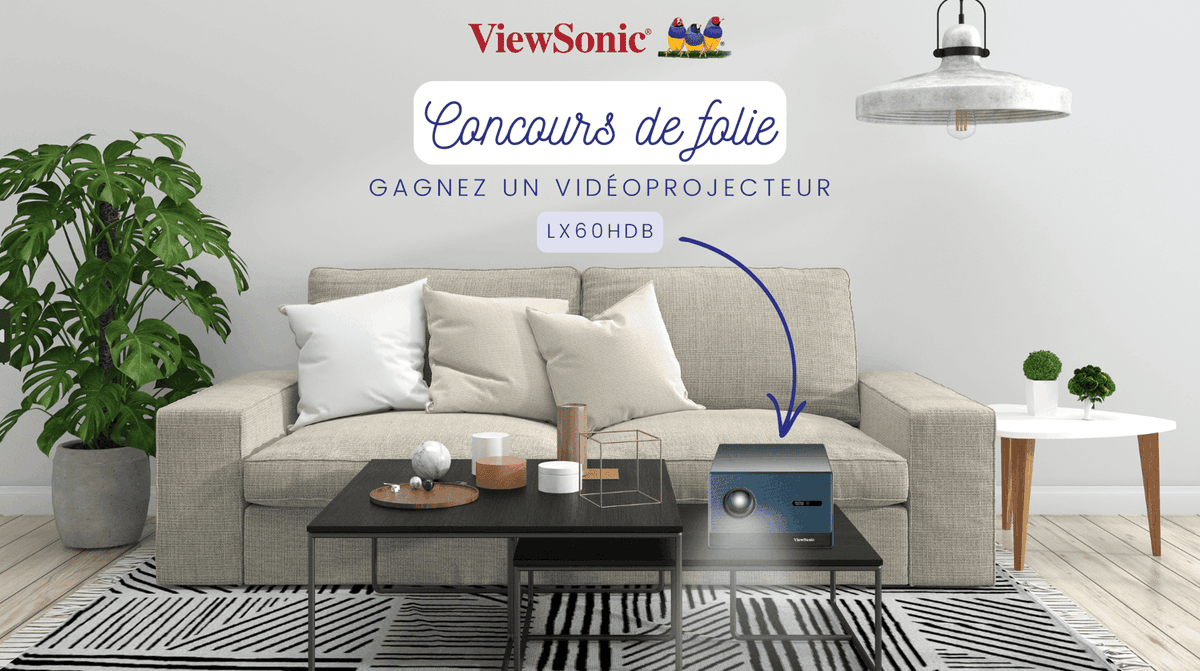 ViewSonic France (@viewsonicfr) on Twitter photo Viewsonic vous gâte 🥳,  remportez 1 Vidéoprojecteur LX60HDB.
Pour participer, il faut : 
🥰s'abonner à notre compte YouTube @viewsonicfrance (youtube.com/@viewsonicfran…)
👍liker la vidéo
*concours du 20 décembre 2024 au 5 janvier 2025 
#Vidéoprojecteur #projecteur #CONCOURS Viewsonic vous gâte 🥳,  remportez 1 Vidéoprojecteur LX60HDB.
Pour participer, il faut : 
🥰s'abonner à notre compte YouTube @viewsonicfrance (youtube.com/@viewsonicfran…)
👍liker la vidéo
*concours du 20 décembre 2024 au 5 janvier 2025 
#Vidéoprojecteur #projecteur #CONCOURS