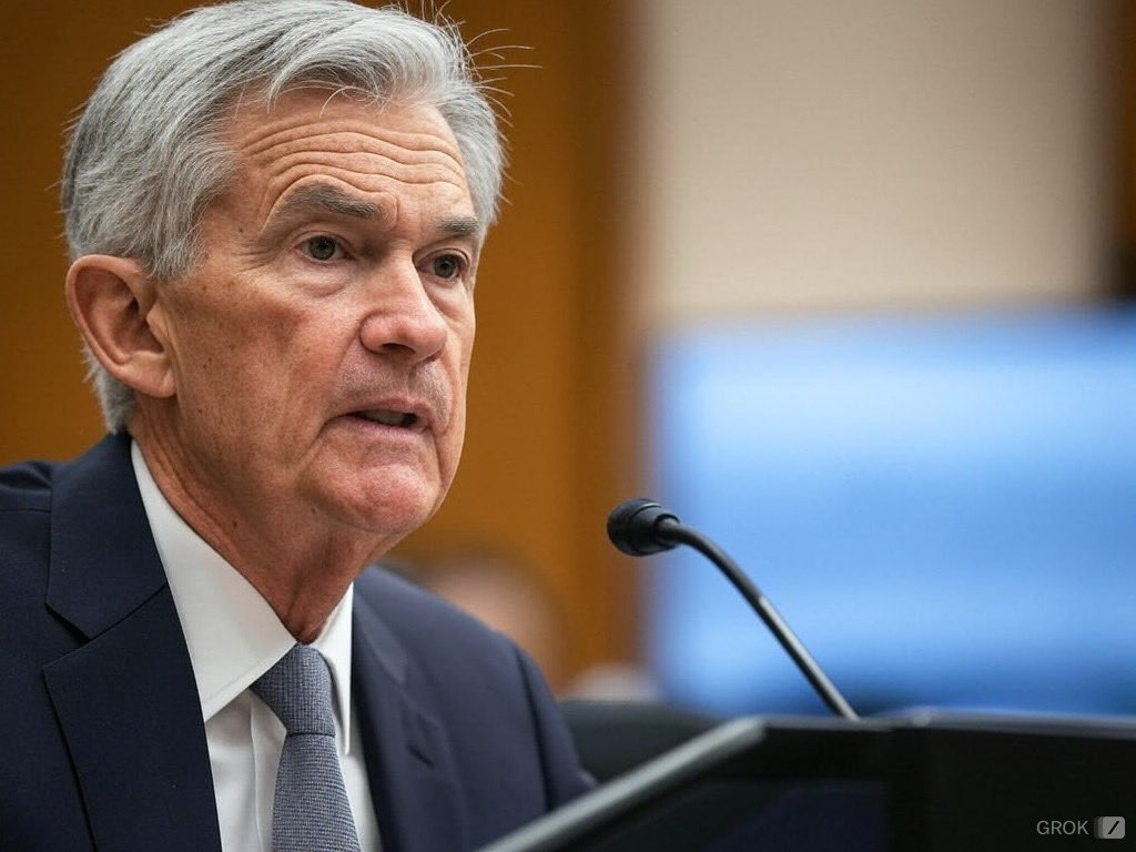 BitcoinRadars's tweet photo. Jerome Powell, le président de la Fed, déclare que la banque centrale n'est pas autorisée à posséder du #Bitcoin, malgré la promesse de Trump d'une réserve stratégique. #Crypto #Économie https://t.co/NPxhMmioVW