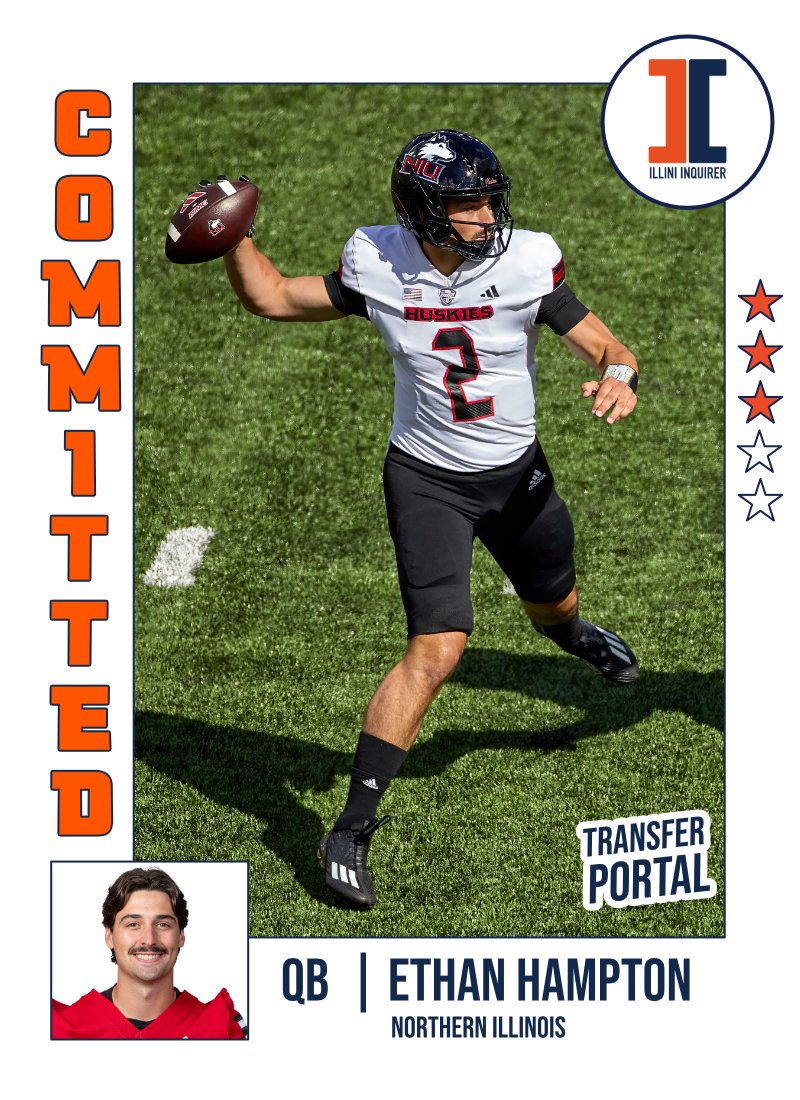 NEWS: Northern Illinois transfer QB Ethan Hampton has signed with #illini, <a href="/247SportsPortal/">247Sports Transfer Portal</a> has learned

Why it matters &amp; what it means: 247sports.com/college/illino…