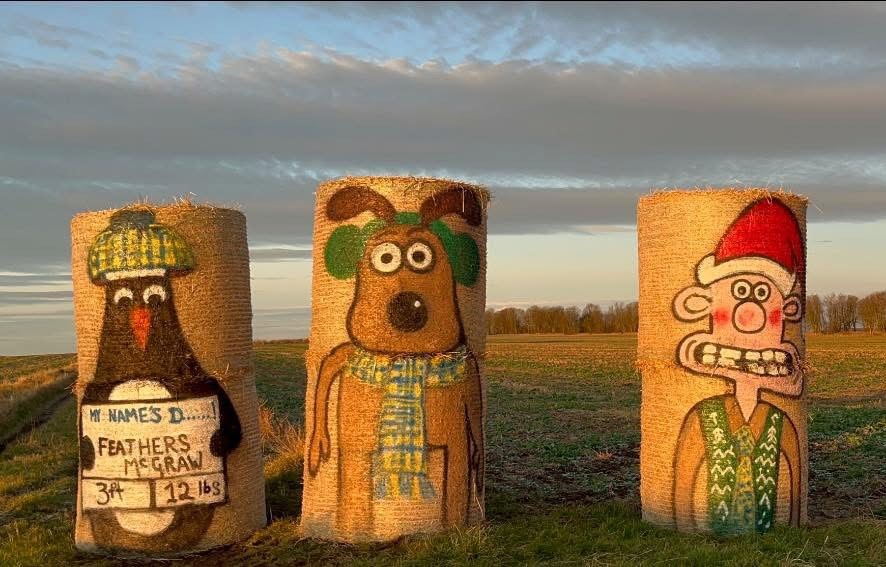 The way the farming community has rallied behind the MND community is something special💙💛

Check out this epic bale art in Angus featuring a touch of Doddie Tartan - helping raise awareness for MND research &amp; encouraging folk to sign up for Doddie Aid🤩

doddieaid.com