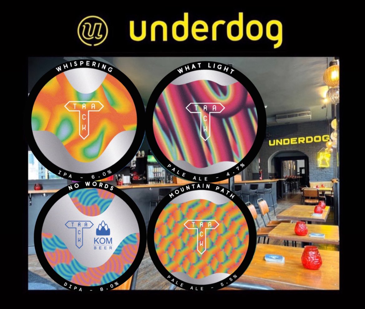 UnderDogDub's tweet photo. Afternoon, Everyone!! A few new Track beers tapped last night, a few more going on later too!! Doors open at 5pmโฆ
Our #12DaysofBeermas raffle winner this evening will receive a 5 drink round of any Track beers pouring!!
See you shortly!!
๐๐๐ป๐ปโ๐ผโ๐ผ๐๐ https://t.co/cAFrnZ8Eu2