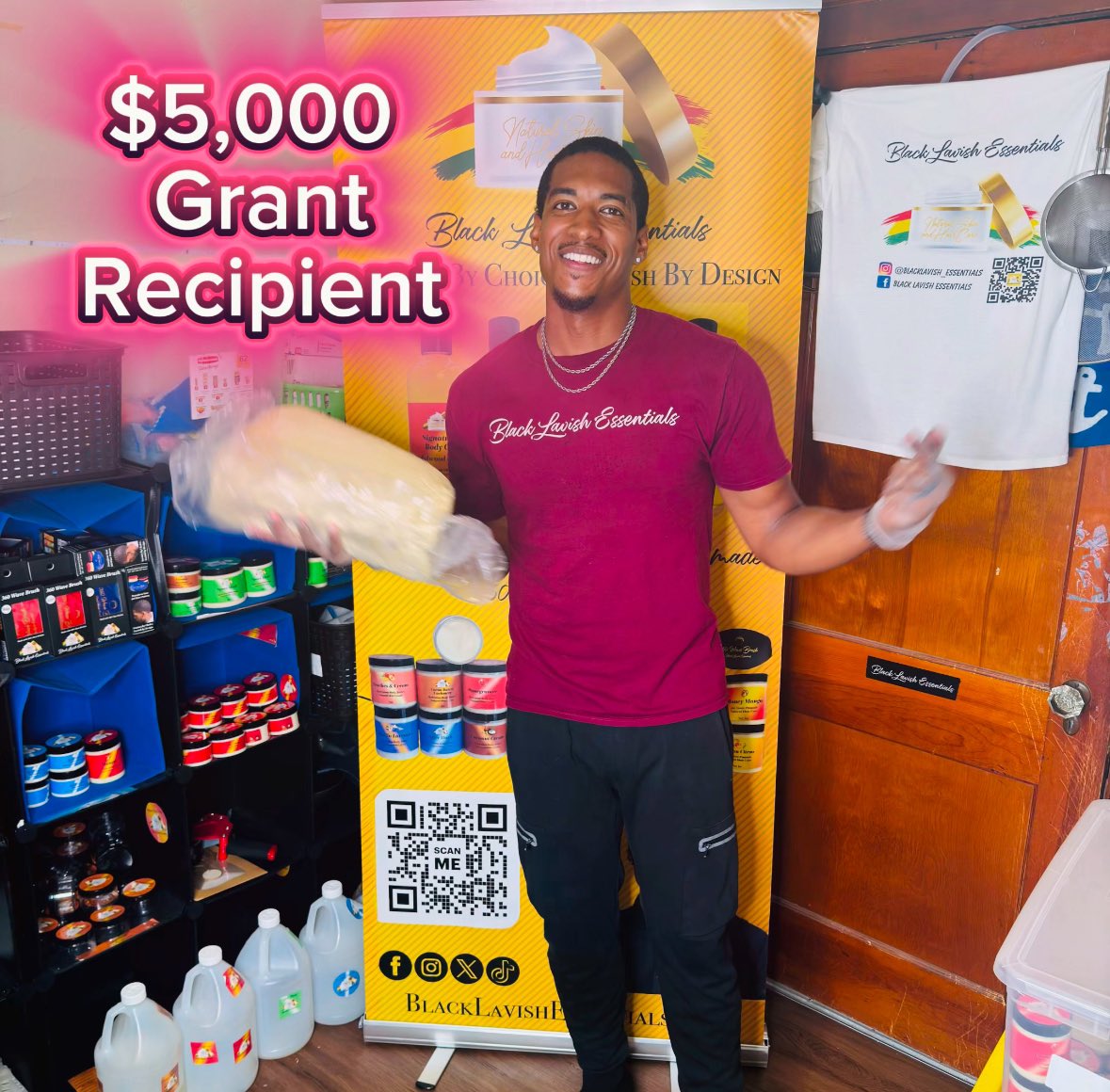 BL_Essentials's tweet image. 🎊 I&apos;ve received a $5,000 business grant from the Creative Business Boost Initiative with Etsy and NextGen to help grow my business
@HelloAlice

@BL_Essentials has been selected as one of the Top 100 grant recipients

#BlackLavishEssentials #Etsy #GEN
#HelloAlice