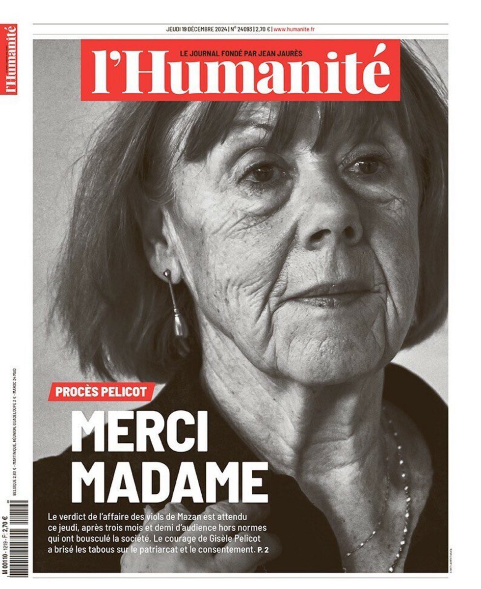 Merci Madame 💜💜💜💜✊✊
Cuánta dignidad ante tanta sordidez 
Tú has conseguido que la vergüenza cambie de bando.