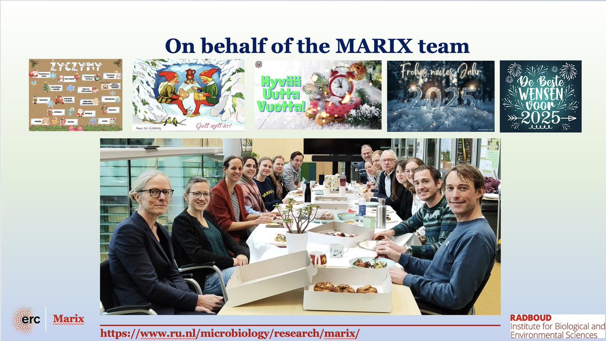 msmjetten's tweet image. Saying goodbye to X and moving over to @bluesky
Thank you for following me. I hope the post helped to disseminate the beauty and importance of #microbiology to be continued at @msmjetten.bsky.social
Wishing all the best for 2025 on behalf of the @ERC_Research #MARIX team