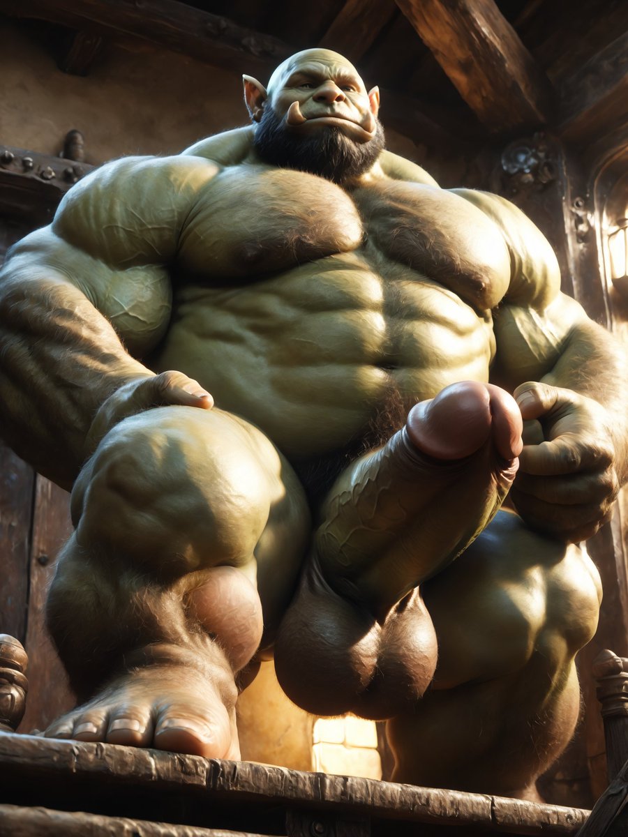 Zeid_ai's tweet photo. A proud orc :) https://t.co/xexi51DkrK