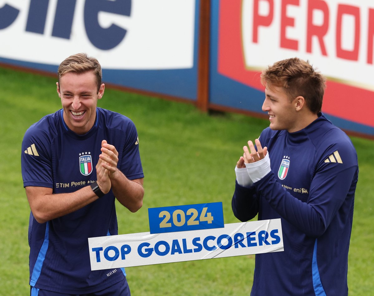 With four goals each, Frattesi and Retegui are your 2024 #Azzurri Top Goalscorers 👏

#VivoAzzurro