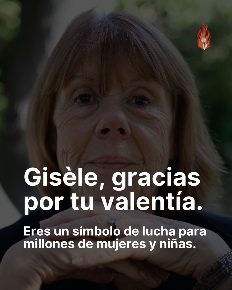 Después de 3 meses de un juicio histórico, el tribunal penal de Aviñón, Francia, condenó a 51 hombres por vi0lar a Giséle. 

Que nunca se nos olvide que los que deben de sentir vergüenza son los agres0res, no las víctimas. 

#MerciGisele 💜🔥