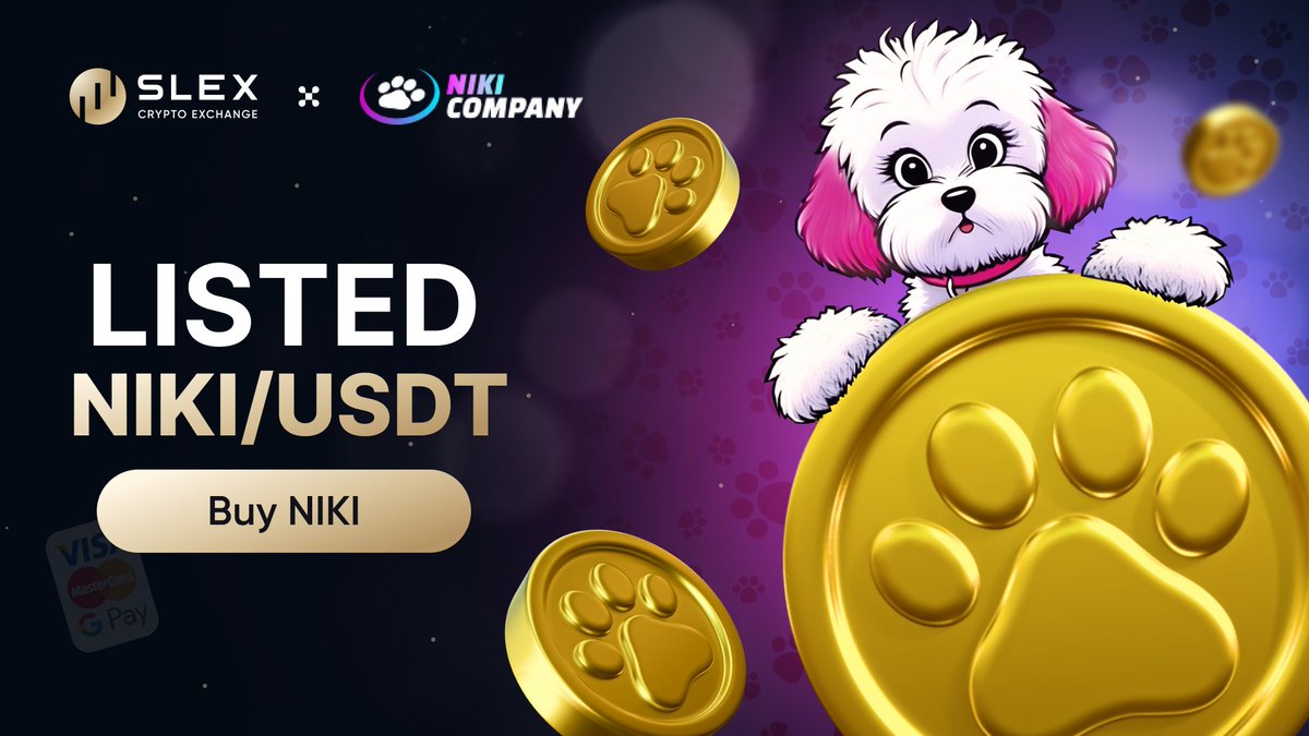 🚨 $NIKI Listed 🚨

Trading Pair: NIKI/USDT

BUY - slex.io/trade/nikiusdt
USDT can be purchased even with VISA💸&amp; MasterCard💸

🏆 Buy $NIKI for $25+ to participate in the PORSHE competition

You're winning twice:
$NIKI coin value increases⬆️, and you enter the competition!