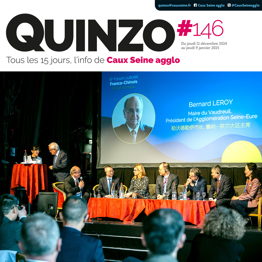 📣 CAUX SEINE AGGLO AU SOMMET FRANCO-CHINOIS

➡ Virginie Carolo-Lutrot, Présidente de Caux Seine agglo, a pris part au 6e forum franco-chinois organisé à Deauville, du 12 au 14 novembre 2024.

Lire l'article complet dans le Quinzo #146 👉calameo.com/read/005120285…