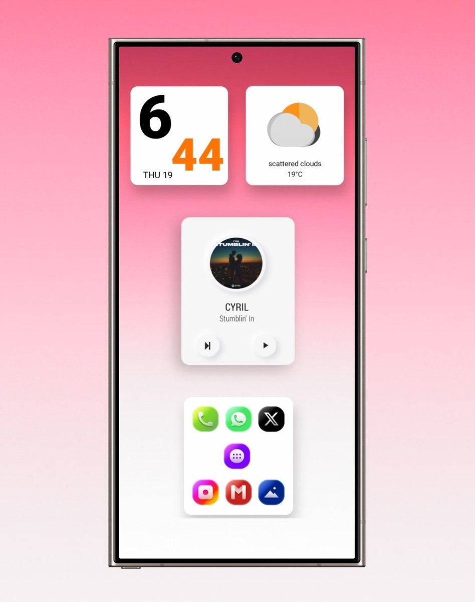 ₲ɄƗⱠⱠɆɌⲘØ (@guilleeduard) on Twitter photo Setup:98/2024
Widgets: Ios widgets <a href="/GhanoDZpro/">Ghano DZpro</a> ... EDITED BY ME.
Icons: Lumi Pop play.google.com/store/apps/det… <a href="/NodeShaper/">NodeShaper</a>
Wallpaper <a href="/alex2clemente/">alex2</a>
Weather <a href="/2devCorp/">2devCorp</a>
Mockup <a href="/KubixStudio/">Kubix Studio</a> Setup:98/2024
Widgets: Ios widgets <a href="/GhanoDZpro/">Ghano DZpro</a> ... EDITED BY ME.
Icons: Lumi Pop play.google.com/store/apps/det… <a href="/NodeShaper/">NodeShaper</a>
Wallpaper <a href="/alex2clemente/">alex2</a>
Weather <a href="/2devCorp/">2devCorp</a>
Mockup <a href="/KubixStudio/">Kubix Studio</a>