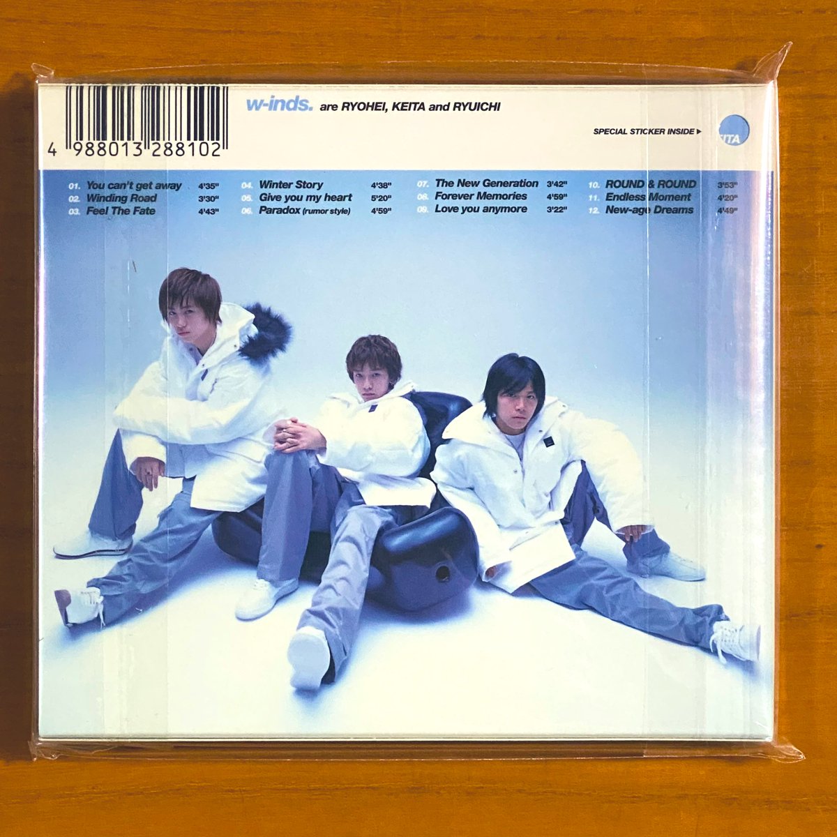 本日で発売から23年！ 2001年12月19日 発売 【w-inds.〜1st message 