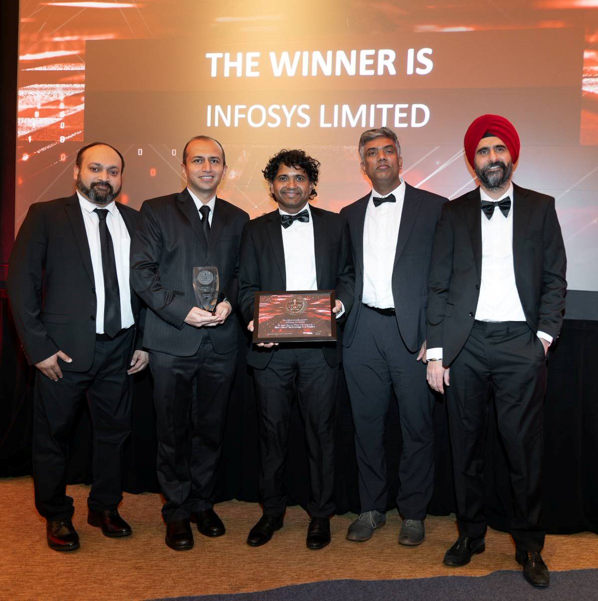 Infosys's tweet photo. Infosys shines at the NASTA 2024, winning 3 top awards: Best Test Automation Project - Non-functional with @LPL, Best Use of Technology, and the ultimate honor, Overall Winner! Learn more about our success here: https://t.co/Ue2Q11bfos

#QualityEngineering #InfyTesting https://t.co/f8prwf0nQ1