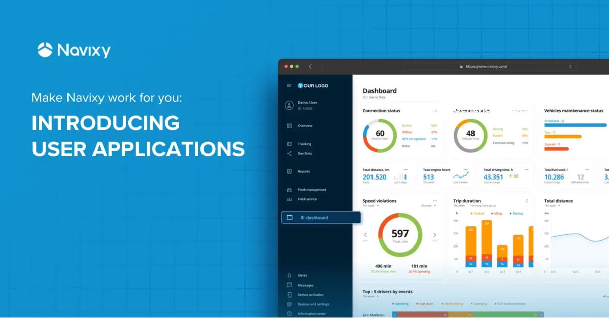 Navixy_Es's tweet image. 🚀 ¡Noticias emocionantes! Navixy ahora admite User Applications: puedes integrar aplicaciones web personalizadas directamente en la plataforma para adaptarla a tus necesidades únicas.

Más información: bit.ly/400KoSf

#Navixy #Telemática #UserApplications