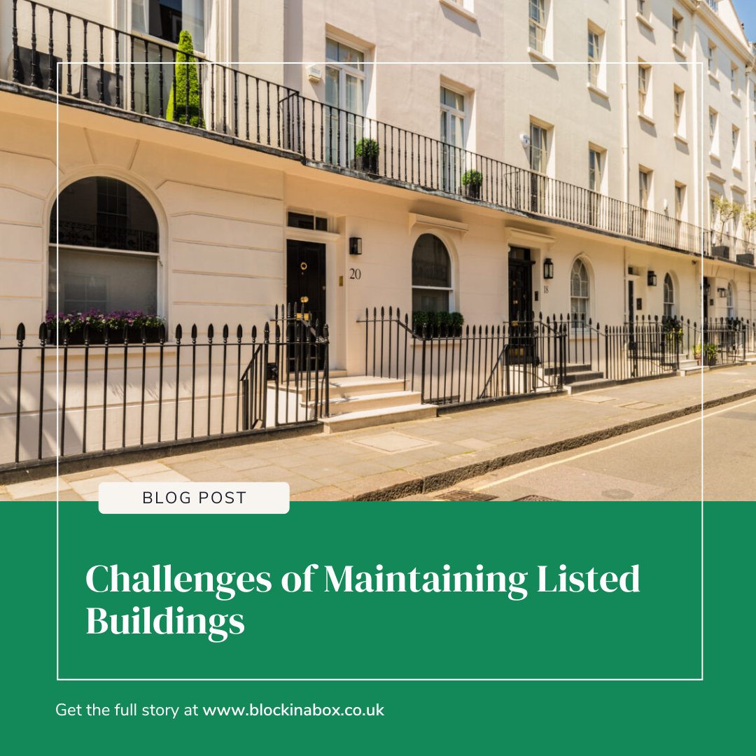 Maintaining and renovating listed buildings come with a unique set of challenges for property owners and developers 💡  blockinabox.co.uk/challenges-of-…