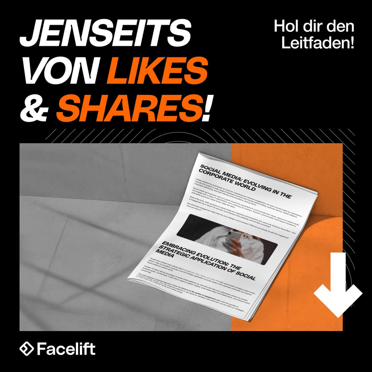 📣 Jenseits von Likes &amp; Shares: Social Media strategisch nutzen! 🚀
Unser Leitfaden zeigt dir, wie du: 
✅ Abteilungen via Social Media orchestrierst
✅ ROI durch Zusammenarbeit steigerst
✅ Social Media zum Unternehmens-Asset machst

Hol ihn dir jetzt ⬇️ fcld.ly/beyondlikesand…