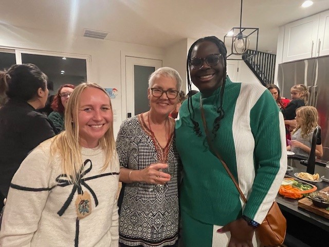 Impact_ATX's tweet photo. Oh, what fun it is to celebrate! Board and Committee Cabinet members gathered last week to sip and nibble while enjoying the friendships built within our #givingcircle. https://t.co/RD8XvnHxh5 https://t.co/wwvZR6eH40