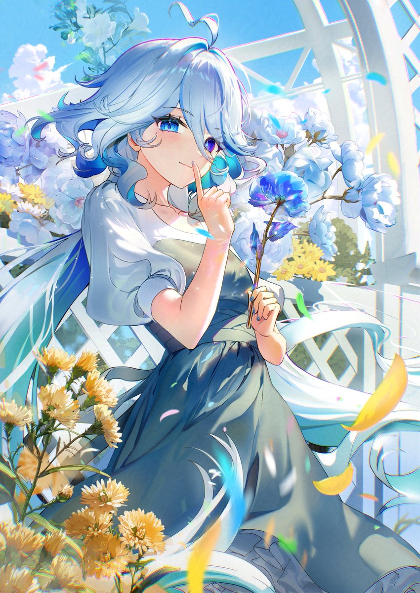 フリーナ(原神) 「Furina#原神 #Furina #genshinImpactfanart 」|또롱