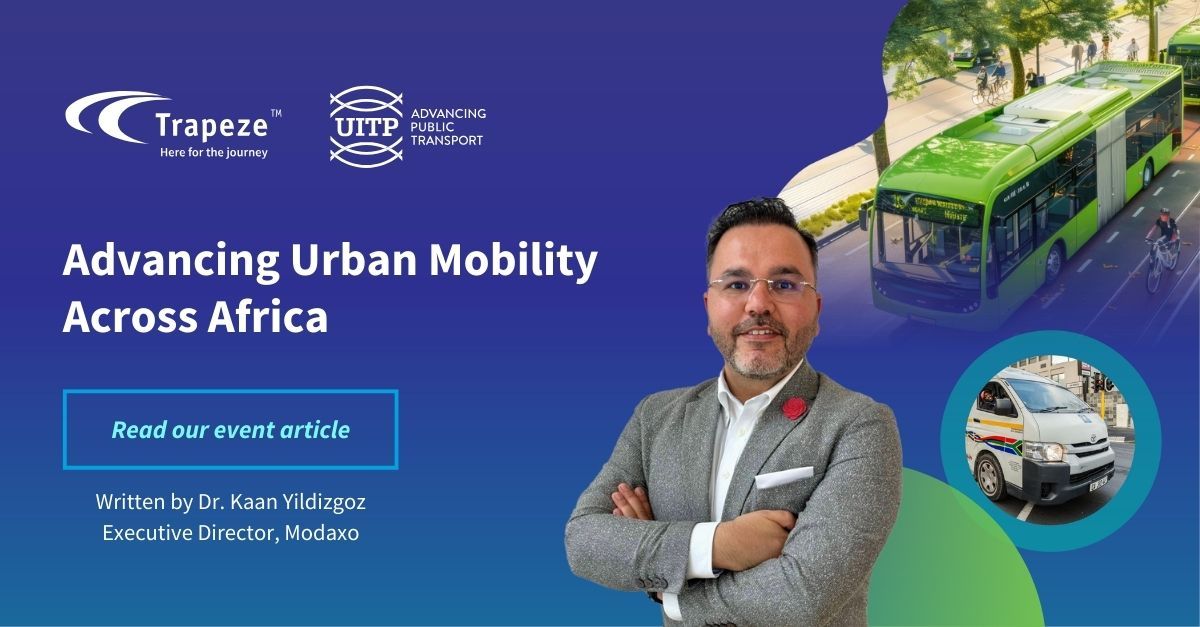 trapezegroupAP's tweet photo. Africa's Public Transport Revolution: Insights from @kaanyildizgoz  at #UITP2024

Delve into our latest article from industry leader, @kaanyildizgoz , to discover the key insights and trends driving Africa’s public transport evolution.

Read more: https://t.co/8OZHurHa37 https://t.co/5hZuUBEINX