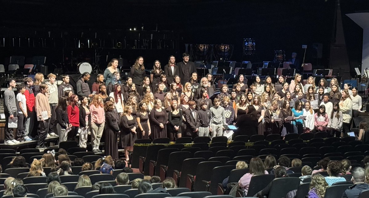 PCSDhillside's tweet image. It’s been such an exciting week so far!  On Tuesday, our 8th grade Choir got to sing with Normandy’s 8th Grade Choir!